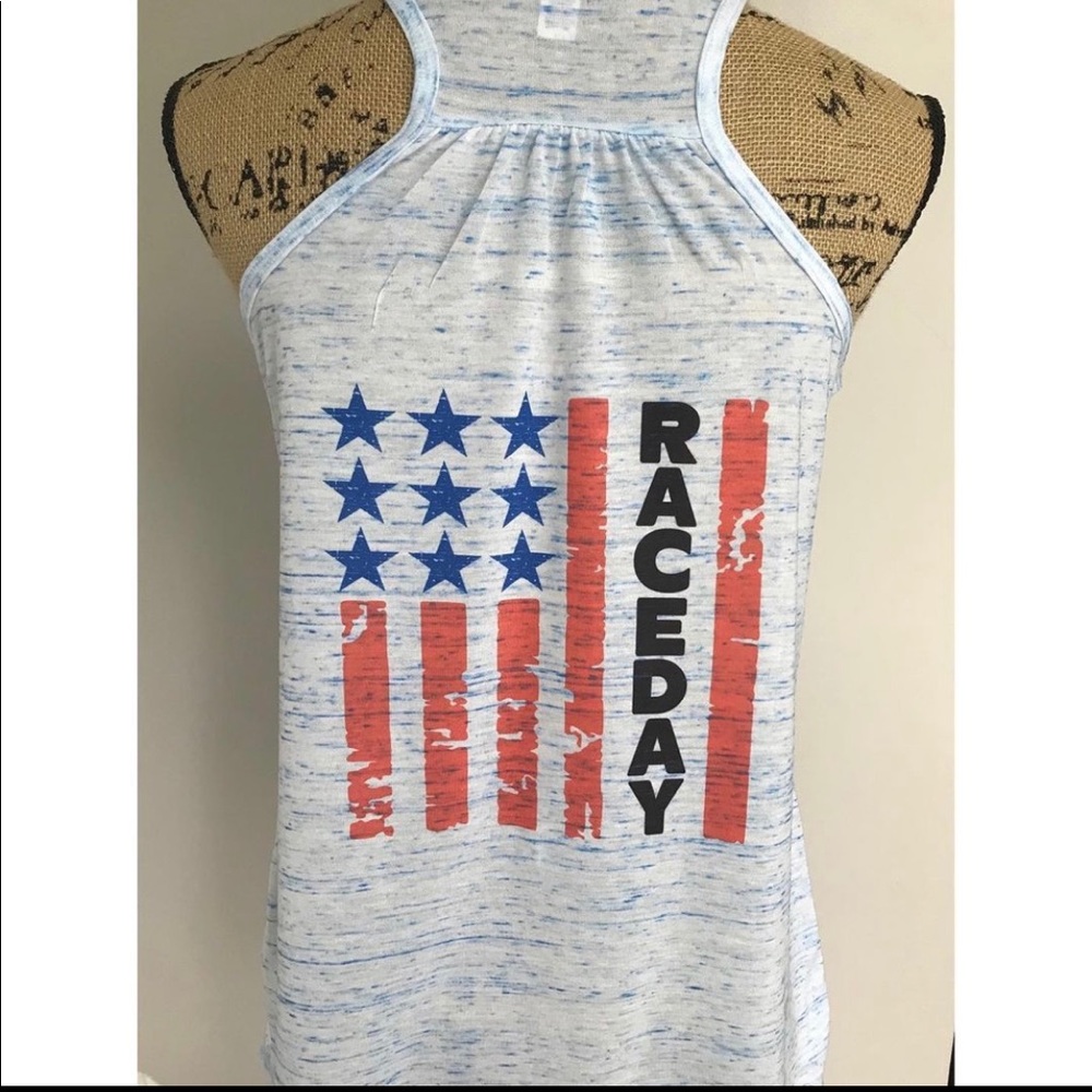 Race day tank top